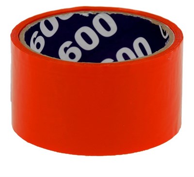 Клейкая лента упаковочная 48мм*24м, 45 мкм UNIBOB (оранжевая) 124338 - фото 41468