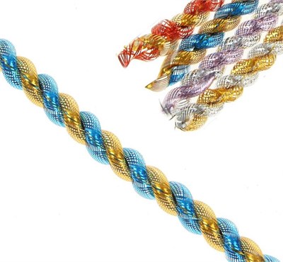 Мишура новогодняя «Гламур» двойная, d1.5см, L200см, МИКС 1шт 103423