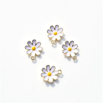 Подвеска "Ромашка" цв.белый 125351