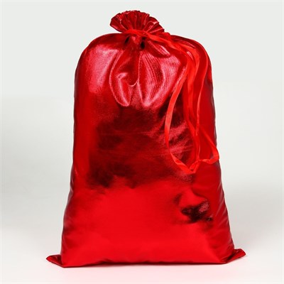 Мешок новогодний Деда Мороза, красный, 60*40см 125550