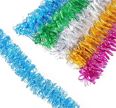 Мишура новогодняя «Восторг» на проволоке, d3,5см, L200см, МИКС 1шт 125551