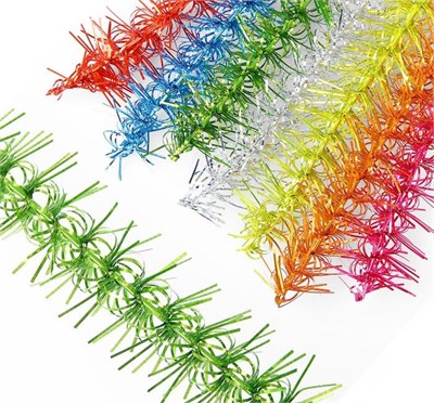 Мишура новогодняя «Пушок» d5см, L200см, МИКС 1шт 125552