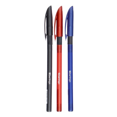 Ручка шариковая 0.7мм, Berlingo Metallic Pro, стержень синий 1шт 125591