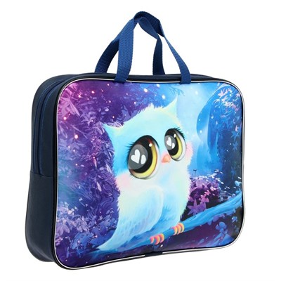 Папка д/труда, А4, текстильная, 35*27*7см «Совушка» 125800