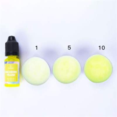 Краска-пигмент д/воска «Макарон жёлтый» 10мл 125819