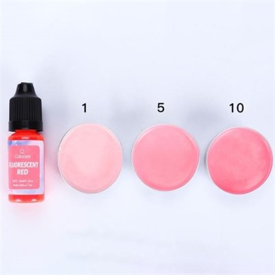 Краска-пигмент д/воска «Флуоресцентный красный» 10мл 125820