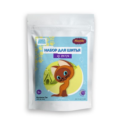 Н-р д/шитья "Miadolla" CMF-KD-0440 Котёнок Гав 125982