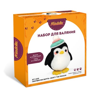 Н-р д/валяния "Miadolla" WT-0208 "Пингвинчик Морти" 126001