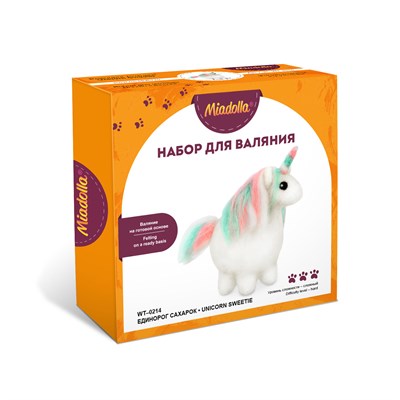 Н-р д/валяния "Miadolla" WT-0214 "Единорог Сахарок" 126006