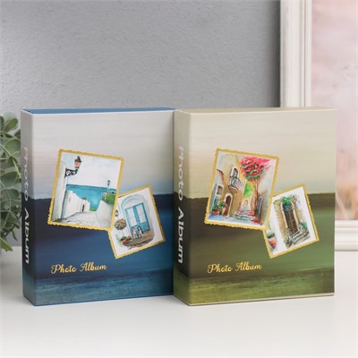 Фотоальбом на 40 фото 10*15см «Картины акварелью», в коробке, 4.8*14*17см, МИКС 1шт 126030