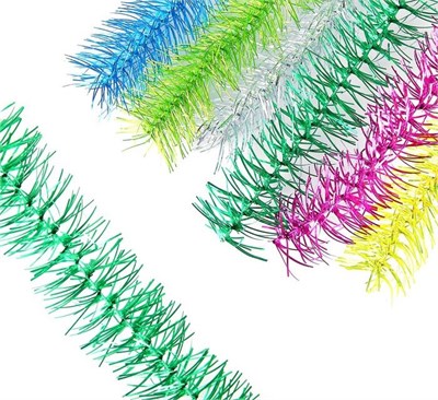 Мишура новогодняя «Пушистая» d3.5см, L200см, МИКС 1шт 126128