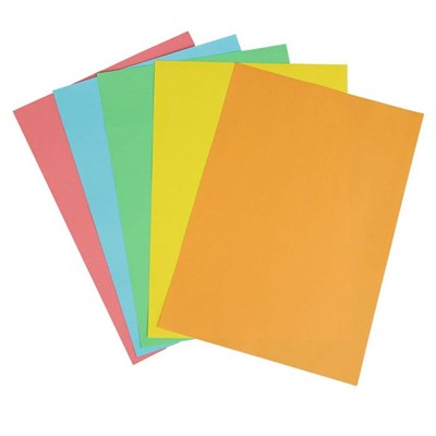 Бумага цветная А4, 50л Calligrata Интенсив, 5цв, 80г/м² 126150