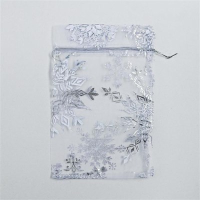 Мешочек подарочный органза «С Новым годом!», 16*24см 126155