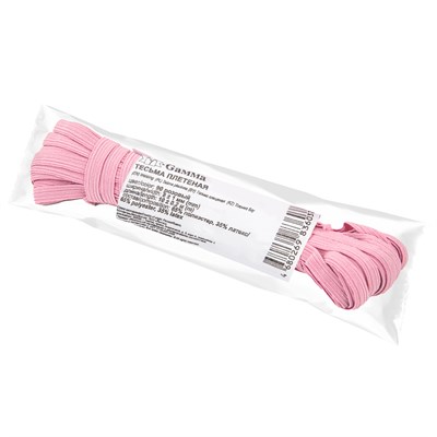 продержка НП 8мм 10м цв. розовый, плетеная 126213
