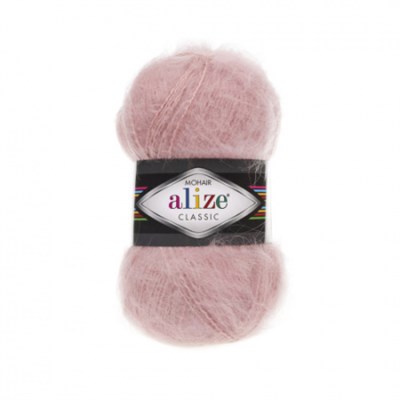 Пряжа Alize Mohair Classic 51% акрил/25% мохер/24% шерсть 100г/200м/ № 161 126283