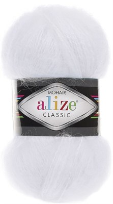 Пряжа Alize Mohair Classic 51% акрил/25% мохер/24% шерсть 100г/200м/ № 55 126288