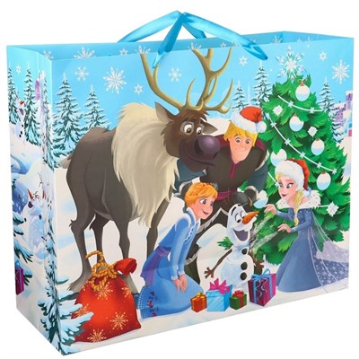 Пакет подарочный новогодний, «С Новым годом!», 49*40*19см, Холодное сердце 126317