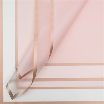 Пленка флористическая д/цветов и букетов, светло-розовая, 57*57см, 50мкм 126324