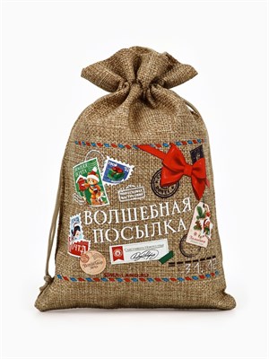 Мешок с термонаклейкой «Новогодняя посылка», 16*24см 126373