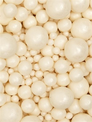 Кондитерская посыпка с мягким центром «Жемчуг», белоснежная, 50гр 126439