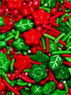 Посыпка кондитерская «Новогодняя омела», 50гр 126443