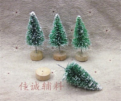 Елка снежная на подставке 3,5см, зеленый 126480