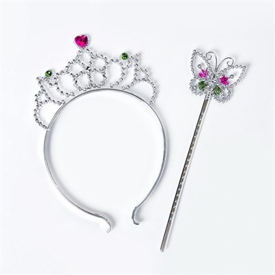 Карнавальный н-р «Сказка», 2 предмета: жезл, ободок 126619