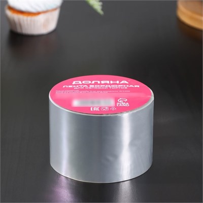 Лента ацетатная д/обтяжки тортов Доляна, 40мкр, 60мм*15м, прозрачная 126652