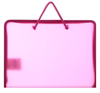 Папка, пластик, А4, 230*185*25мм, молния, "Оникс", ПТ-112, "Офис", розовый 5557