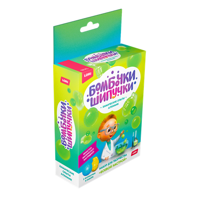 Н-р д/опытов. Бомбочка-шипучка "Боевой настрой" 126765