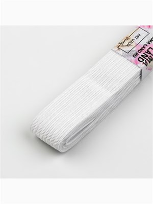 Резинка бельевая, 20мм, 2м, белая 126880