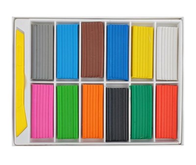Пластилин GLOBUS «Детский», 12цв, 180гр, мягкий 127053
