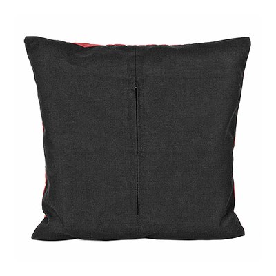 Обратная сторона наволочки НПД-40 40*40см белый, черный  11835