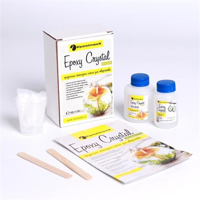 Ювелирная прозрачная смола Epoxy Crystal PLUS, 85г+30г 103217