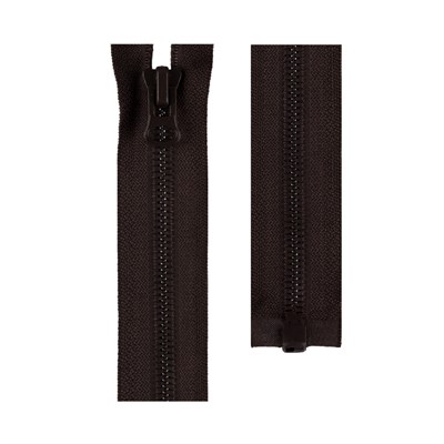 Молния G3071 50см Тип 7 1шт разъёмная однозамковая, цв т.коричневый 127135