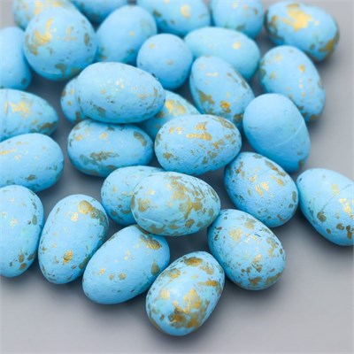 Пасхальный декор д/творчества «Яйцо: золотистые пятнышки», н-р 36шт, 3*2*2см 127178