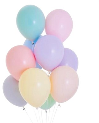 Воздушные шары латексные 12" «Макарун», 5шт, МИКС 127281
