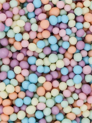 Посыпка кондитерская с мягким центром матовая «Бисер» ассорти цвета, 50гр 127616