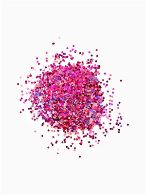 Наполнитель д/шаров «Конфетти шестиугольник», d3мм, 10гр, розовый 128736