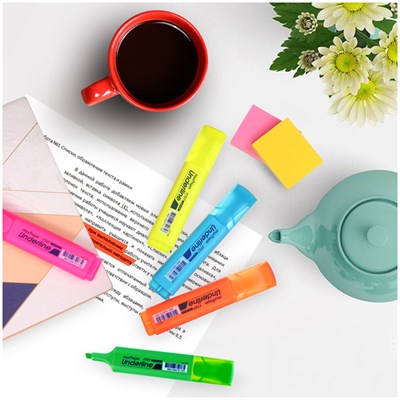 Текстовыделитель MunHwa "UnderLine" оранжевый, 1-5мм 119164