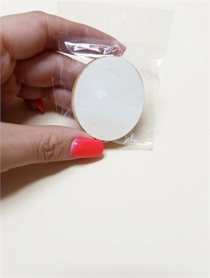Деревянная заготовка овал 5*4 см 3 шт zuma 14353