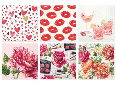 Салфетки бумажные"Love2art" д/декупажа ассорт SDS №93 6шт "Любовные истории" 107090