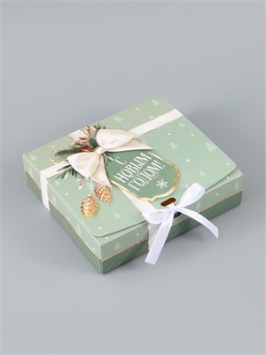 Коробка подарочная, самосборная «Новый год», 20*18*5см 110832