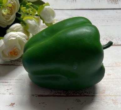 Искусственный слад. перец в натур. величину цвет зелёный - фото 4801