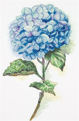 Панна н-р д/вышивки голубая гортензия Ц-1988  - фото 5046