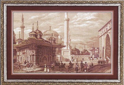 Панна н-р д/вышивки золотая серия Стамбул. Фонтан султана Ахмета ГМ-1292  - фото 5056