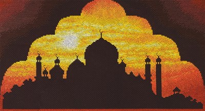 Панна н-р д/вышивки Мечеть на закате АС-1316 34,5*22см - фото 6006