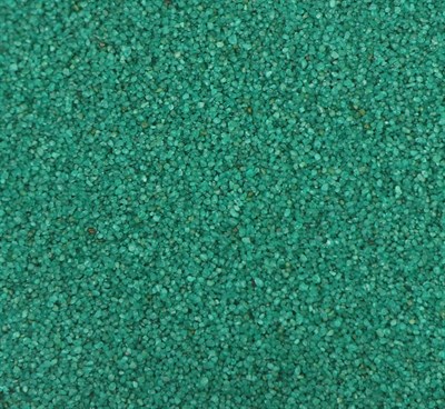 Песок цветной "зеленый", 150гр.  - фото 6344
