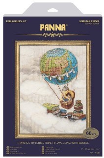 Набор для вышивания "PANNA" "Золотая серия" VS-7182 "Книжное путешествие" - фото 6860
