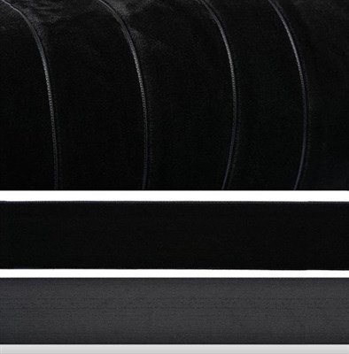 Лента бархатная "BLITZ" VR-20 20 мм №039 черный 1м - фото 6966